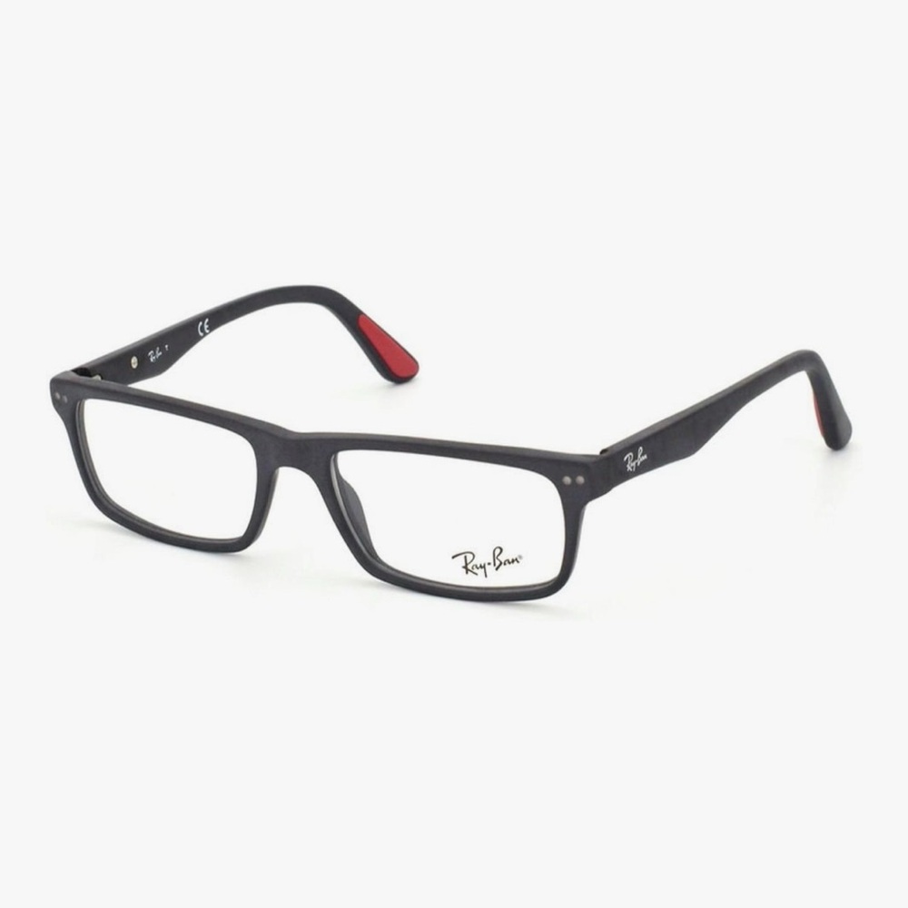Ray-Ban Black and Red Glasses Modern Accessories
